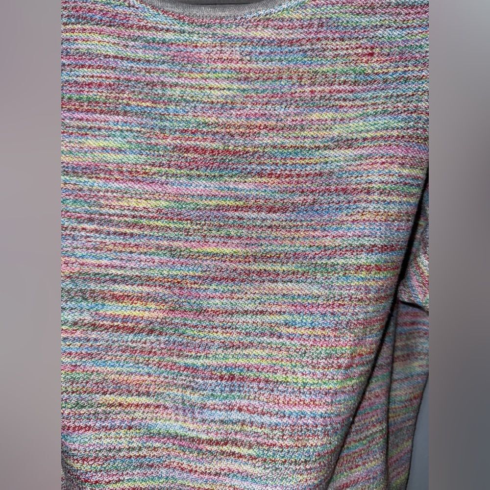Anthropologie Saturday Sunday Aphra Space Dyed Knit Crop Sweater Size Small GUC - Picture 5 of 9